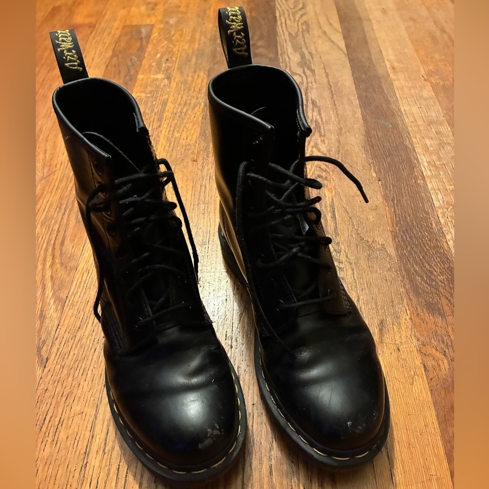 Dr. Martens Classic Black Leather Boots